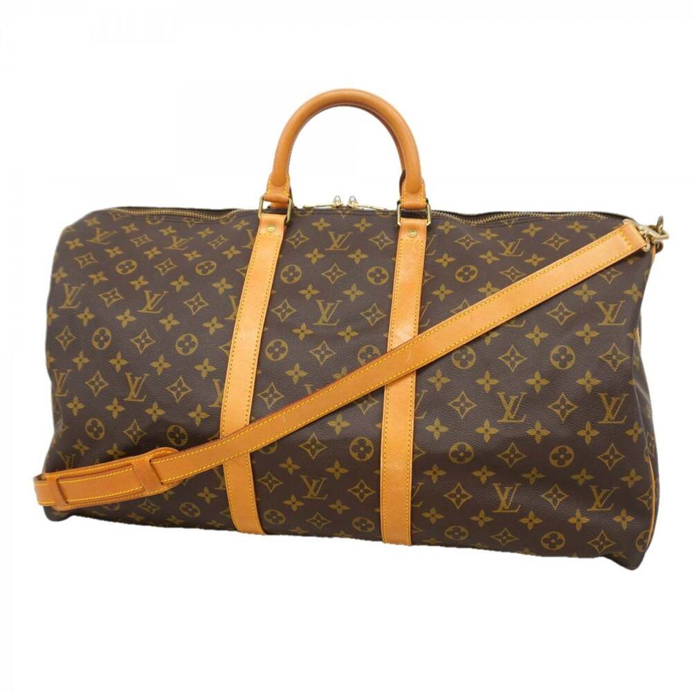 LOUIS VUITTON Brown Monogram Boston Bag - Picture 1 of 13